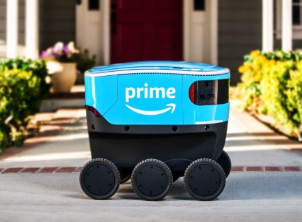 Amazon teste lui aussi des petits robots de livraison