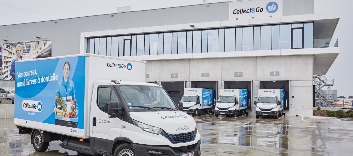 Collect&Go levert als eerste Belgische retailer met elektrische bestelwagens.